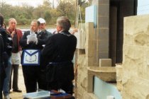 Bowman Library - cornerstone laying
